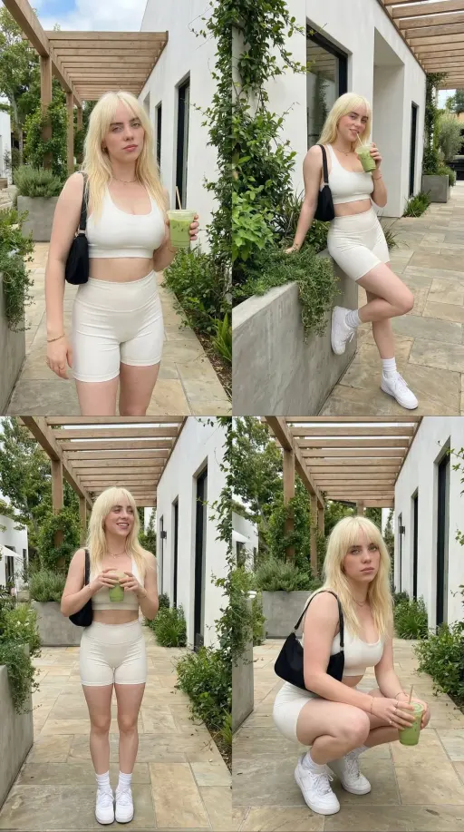 { "type": "image_set", "style": "lifestyle fashion photography, clean and aesthe...