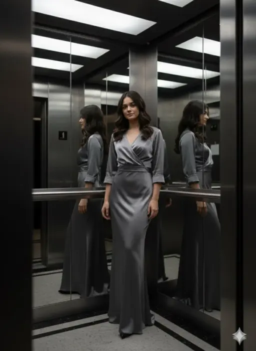 { "render_goal": "Ritratto di moda cinematografico contemporaneo", "subject": {...
