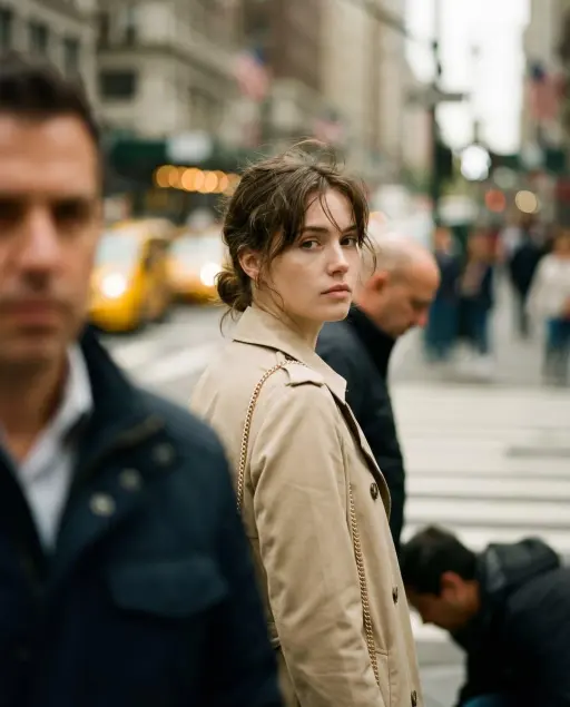 { "Objective": "Creare una fotografia di strada spontanea e realistica con reali...