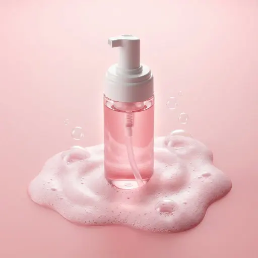 { "items": [ { "prompt": "Fotografia premium minimalista di prodotti per la cura...