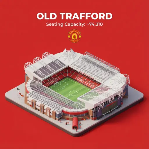 Present a clear, 45° top-down isometric miniature 3D cartoon scene of [STADIUM],...
