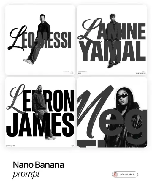 [PERSON NAME]. Act as a graphic designer creating a minimalist, avant-garde stre...