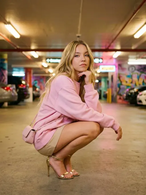 { "subject": { "name": "Sydney Sweeney", "gender": "female", "age": "young adult...