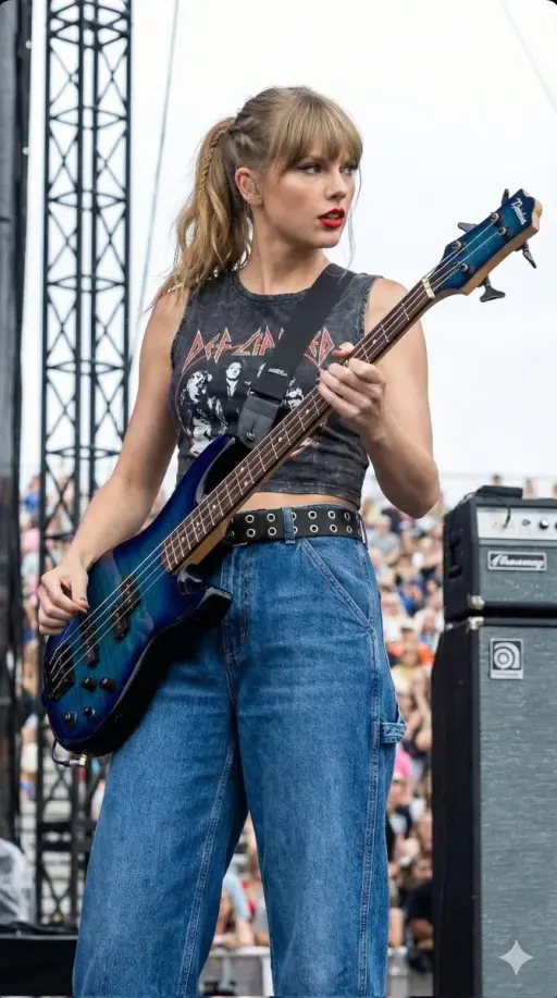 { "image_generation_prompt": { "subject": { "main": "giovane musicista donna bas...