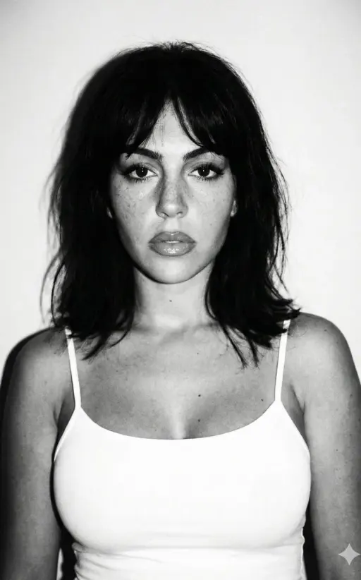 { "image_analysis": { "subject": { "type": "Georgina Rodríguez", "expression": "...