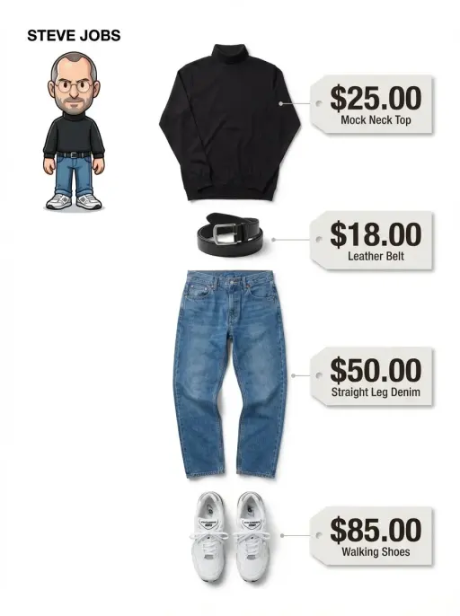 Crea un infografica di moda pulita e minimalista a partire da una foto di riferi...