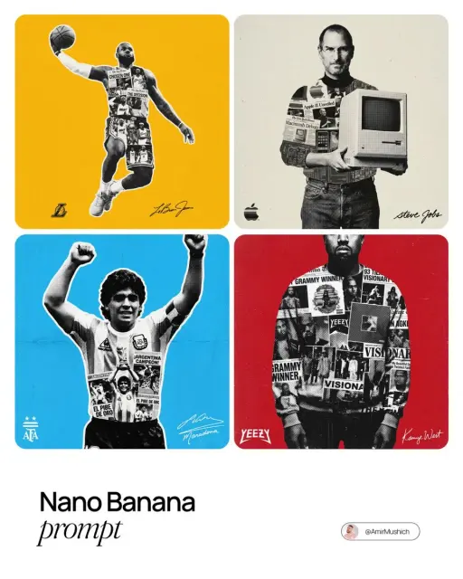 [Lebron James]. Agisci come un graphic designer specializzato in poster di memor...