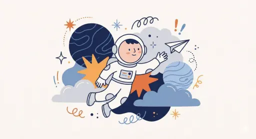 Erstelle eine verspielte, fantasiereiche Illustration mit [CHARACTER / SUBJECT]...