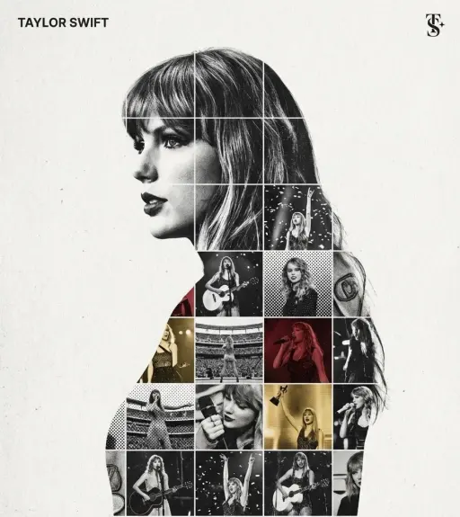 Create a refined, gallery-quality tribute poster built around a central portrait...