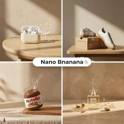 [product setup], minimalist product photo, clean warm studio scene, textured bei...