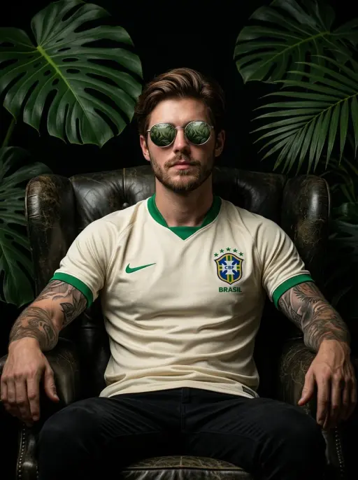 { "items": [ { "prompt": "Ritratto cinematografico di un giocatore di football s...