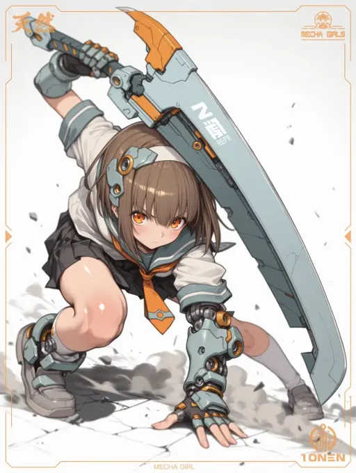 アクションメカ娘 ⠀ ザッ… ＿＿＿＿＿＿＿＿＿＿ ⠀ Con l'avvento di Nano Banana, le correzioni delle ma...