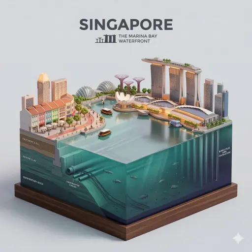 Present a clear, side-facing isometric miniature 3D cartoon diorama of [CITY] al...