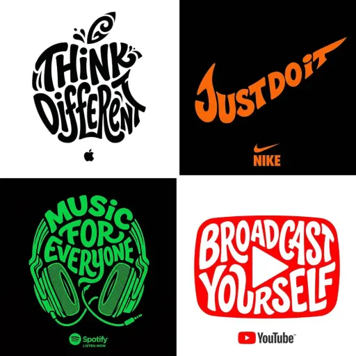 Create a typographic illustration shaped like a [OBJECT], where the text [BRAND...