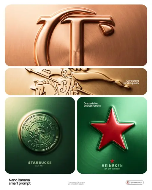 [BRAND NAME] + [COLOR] Act as a Senior CGI Artist and Brand Identity Director sp...