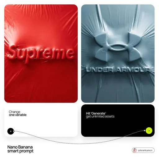 [BRAND NAME] + [COLOR] Act as a Senior CGI Artist specializing in shrink wrap si...