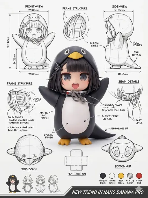 Using the attached image, create an illustration sheet of professional industria...
