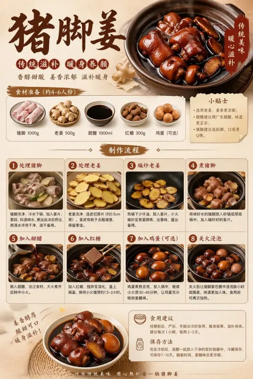 Create a [food name] food preparation poster