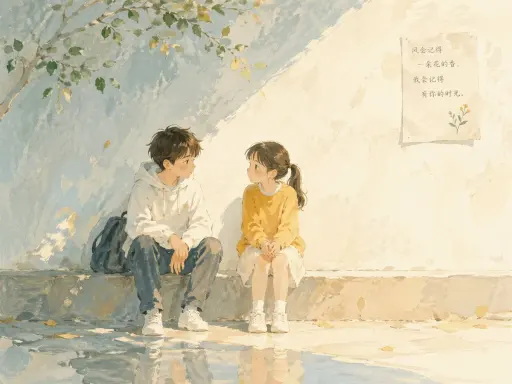 Soft poetic children's book illustration with watercolor and gouache textures.Cl...