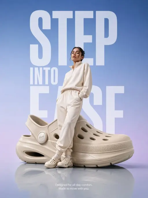 A hyper-realistic premium product advertisement featuring an oversized futuristi...