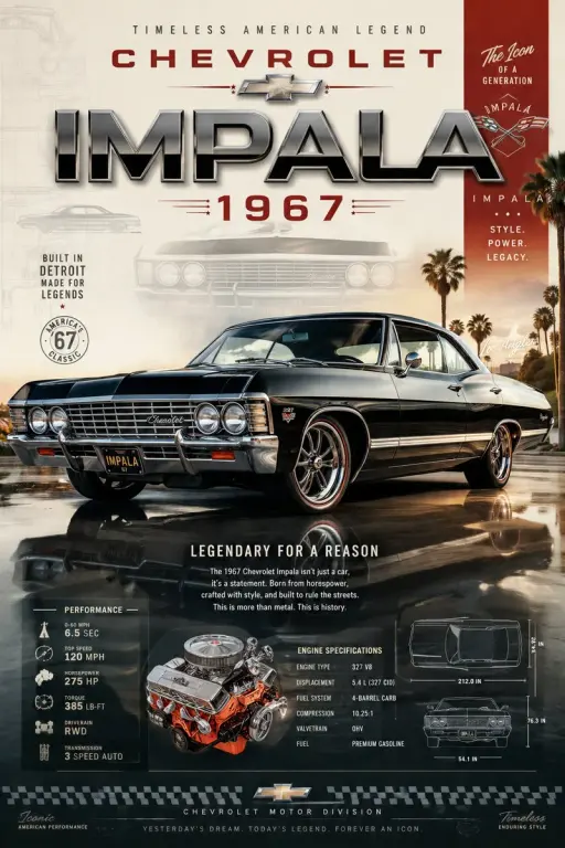 Crea un poster automobilistico premium epico di [CAR MODEL]. Posiziona l'auto co...