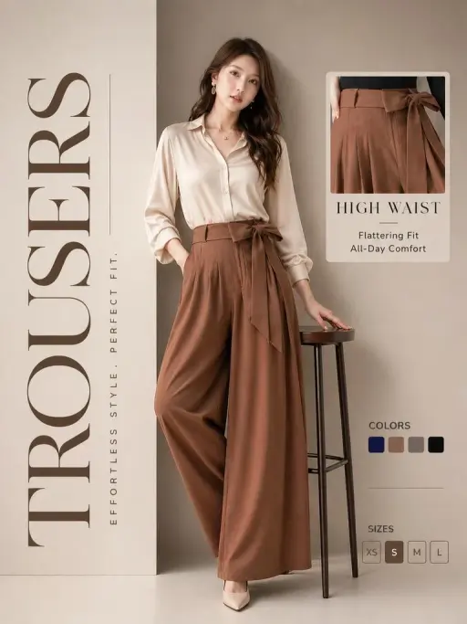 Manifesto pubblicitario di moda di lusso, stile editoriale ultra-premium (esteti...