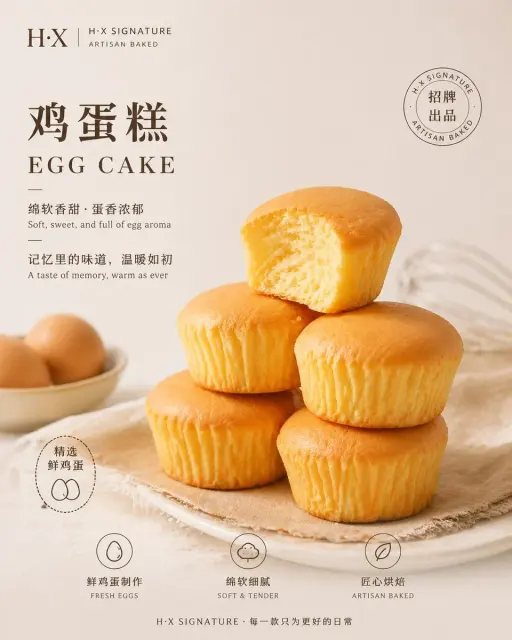기본 정보 브랜드 이름: [如：H·X / 麦香坊 / BAKE LAB] 브랜드 태그: [如：H·X SIGNATURE / 招牌出品 / ARTISAN...